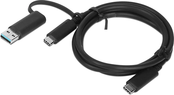 Lenovo hibridni kabel USB‑C z adapterjem USB‑A 1 m