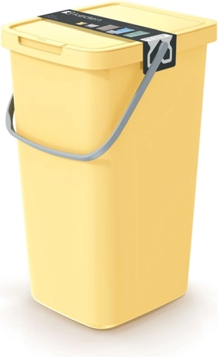 Koš za odpadke 25 l svetlo rumen