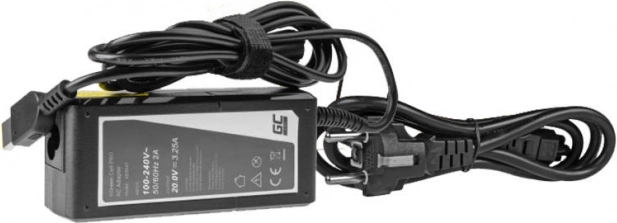 Napajalni adapter Green Cell Pro 65 W 20 V 3,25 A za Lenovo s priključkom Slim Tip