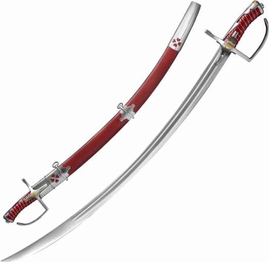 Cold Steel Polish Saber – zbirateljska sablja z usnjenim nožnim tulcem