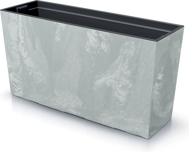 Korito z vložkom URBI Case betonski učinek M 77 cm