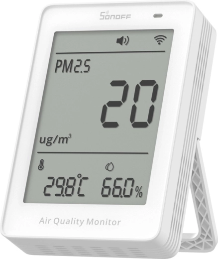 Sonoff AirGuard Wi‑Fi LCD merilnik kakovosti zraka PM2.5/PM10