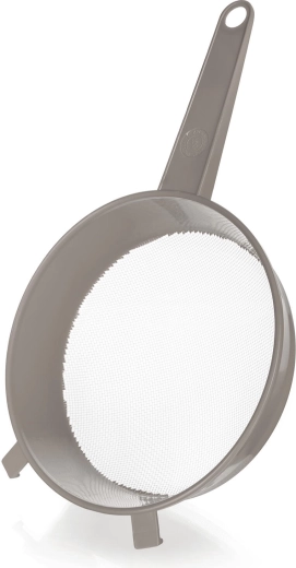 Kuhinjsko cedilo PRAKTIS 20 cm z ročajem, latte