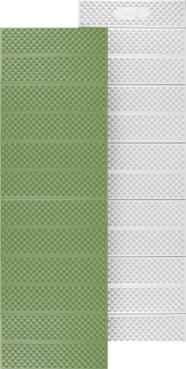 Zložljiva peneča podloga z refleksno plastjo, zelena