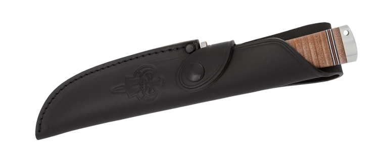 Črno usnjeno etui Fällkniven NL4 Frej