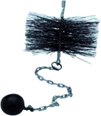 Dimniška krtača 200 mm z očesom in utežjo 0,5 kg