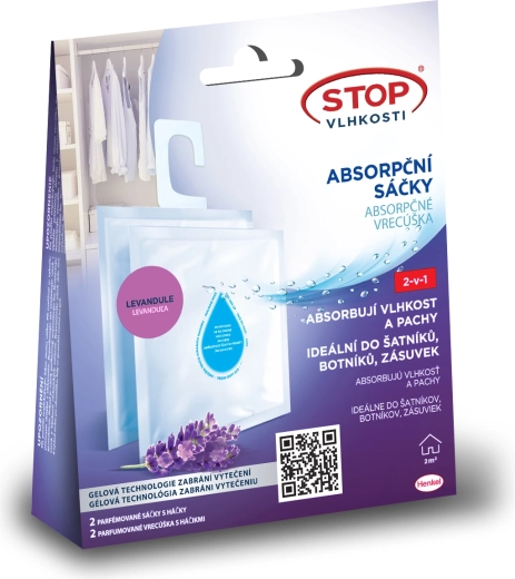 Ceresit Stop Moisture absorbent sachets Relax Lavender 2×50 g