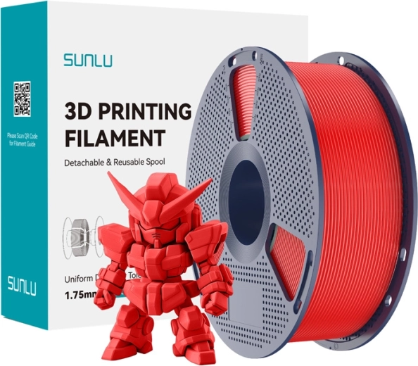 Sunlu filament PLA+ 2.0 rdeč 1,75 mm