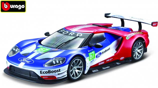 Kovinski model avtomobila 1:32 BBURAGO FORD GT Le Mans 2017 #67