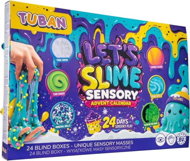 Advent calendar Let's Slime – 24 days of sensory fun