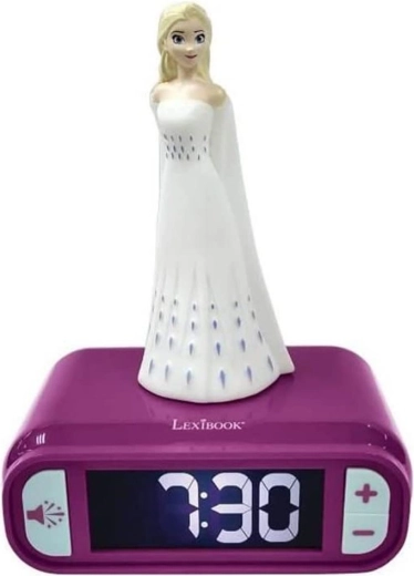 Otroška budilka z nočno lučko Ledeno kraljestvo Elsa