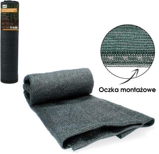 Senčilna tkanina za ograjo temno zelena 1,5 × 10 m 135 g/m² 90 %