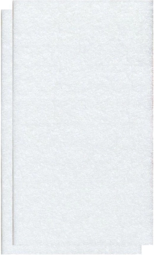 Filcne samolepilne podloge za pohištvo 100 × 60 mm, bele, 2 kosa