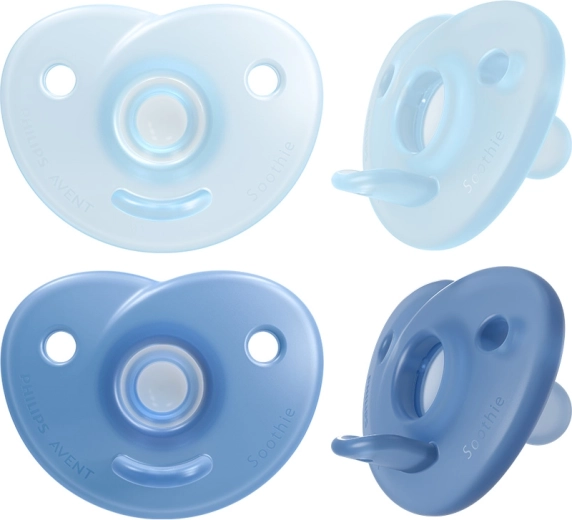 Philips Avent Soothie duda 0–6 m, za dečke, 2 kosa