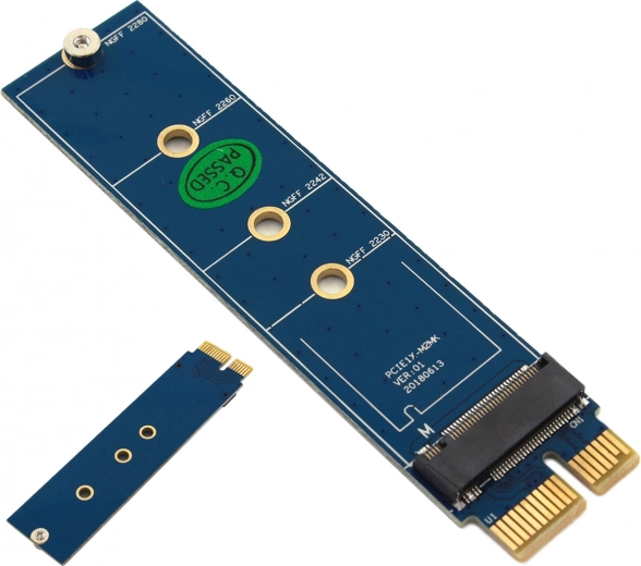 Adapter za priklop M.2 NVMe na PCI-E x1