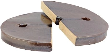 Keramično dvodelno utež za sod za zelje 10–25 l