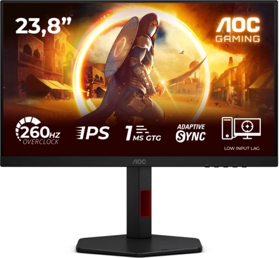 AOC 23,8" igralni monitor Fast IPS 240 Hz s Pivotom