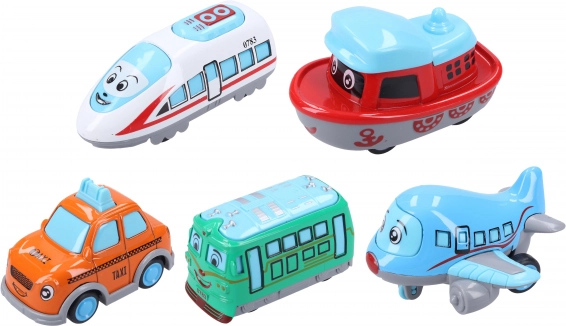 Kovinsko vozilo 6 cm na vzmetni pogon (pull-back)