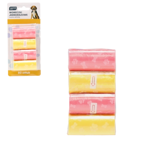 Vrečke za pasje iztrebke, 80 kos