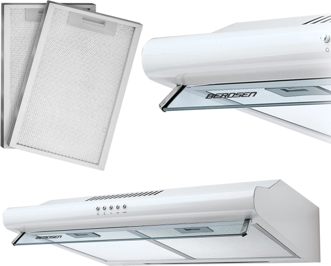 Podomarni kuhinjski napa 60 cm bela BERDSEN BE-10A