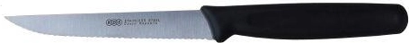 Steak nož s črnim ročajem 115 mm