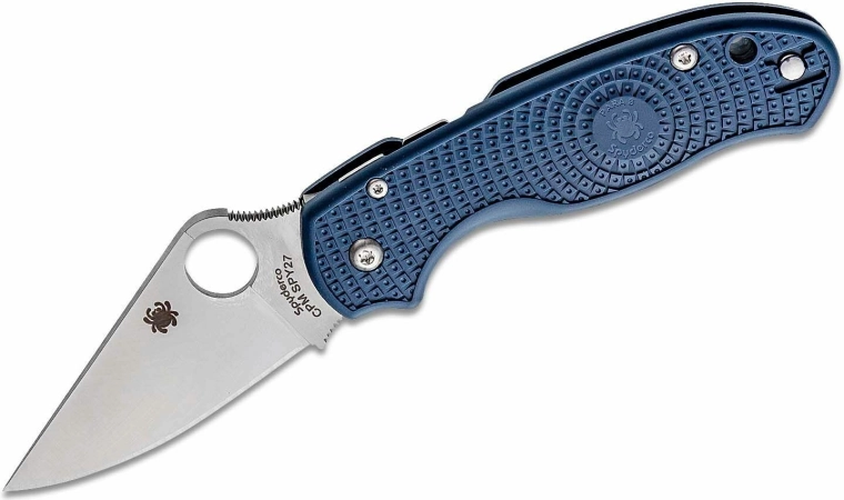 Lahk žepni nož Spyderco Para 3 Lightweight, CPM-SPY27, satenska rezila, kobaltno modra FRN