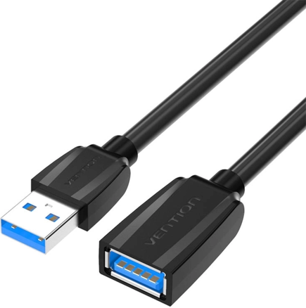 Podaljševalni kabel USB 3.0 moški na USB ženski Vention VAS-A45-B300 3 m (črn)