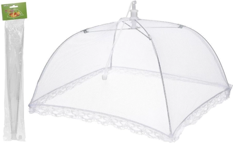 Zložljiv pokrov za živila 30 cm – bel
