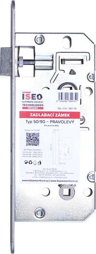 Vgradna WC ključavnica ISEO 90/50/22