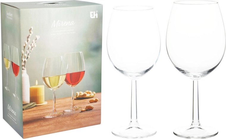12-delni set kozarcev za vino 430 ml in 580 ml