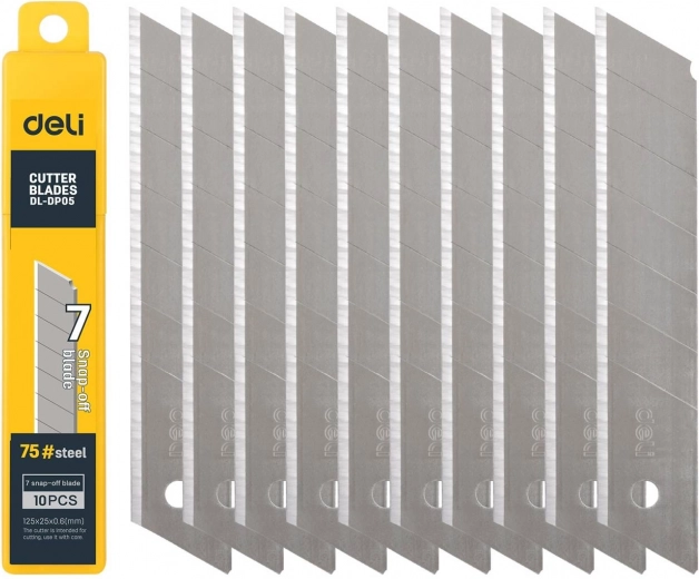 Nož Deli 25 mm 10 kosov