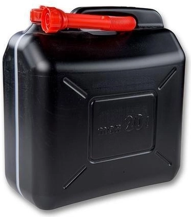 Plastični kanister za hlapne snovi 20 l, črn