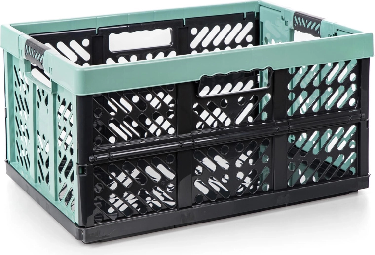 Zložljiva plastična zabojnik 54 × 37 × 28 cm, nosilnost 50 kg