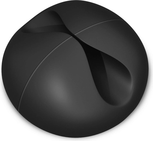 Maxlife organizator za kable 3×1, črn