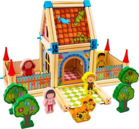 Construction building set House, 268 pieces Kruzzel
