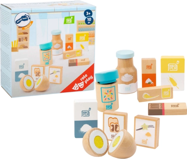 Small foot baking ingredients set