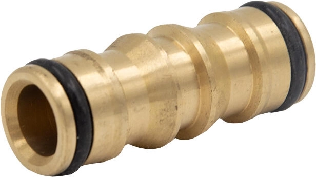 Vmesni priključek za dve hitri spojki 1/2 iz medenine AQUA