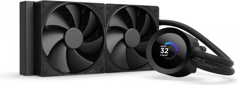 NZXT Kraken plus 240 LCD črna