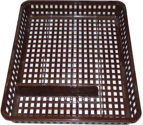 Širok pribornik za predal 35 × 26 × 4,5 cm, rjav plast