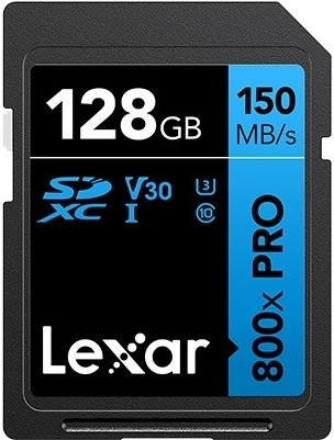 Pomnilniška kartica Professional 800x Pro 128 GB SDXC UHS-I (branje do 150 MB/s)