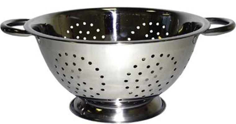 Nerjavno jekleno cedilo TORO z ročaji 24,5 cm