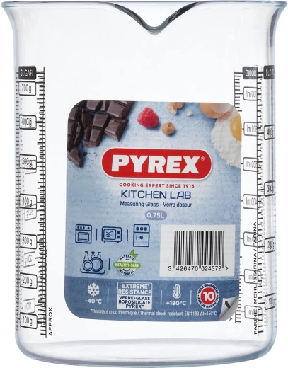 Steklena merilna posoda PYREX 0,75 l