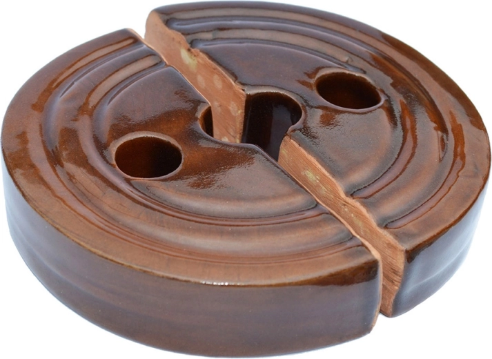 Komplet dveh obtežilnih kamnov iz keramike (kamenina) 17 cm