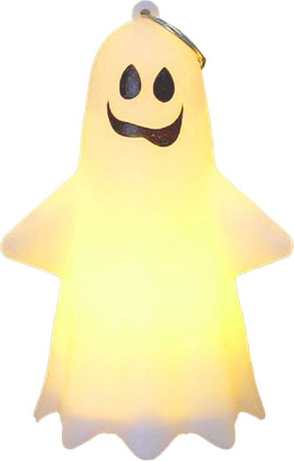 Hanging LED Ghost Decoration Toro - 1 piece
