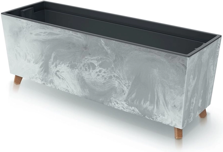 Korito Urbi Case betonski učinek 77 cm z nogicami