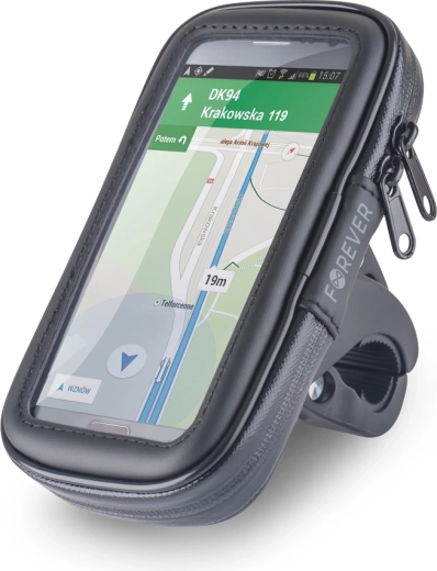 Forever nosilec za kolo BH-100 XL za telefon 5,7" črn