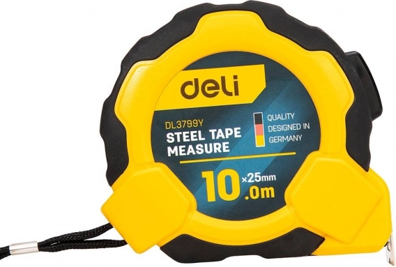 Jekleni merilni trak 10 m z avtomatsko zaskočitvijo - Deli