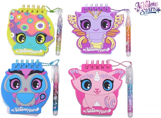 Nebulous Stars mini zvezek s pisalom 9 cm