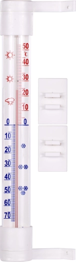 Zunanji samolepilni termometer 28 × 230 mm
