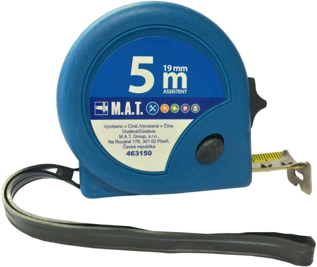 Svinčev meter 5 m × 19 mm ASSISTENT